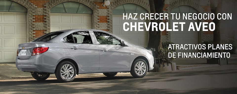 Haz crecer tu negocio con nuestros servicios de flotillas Chevrolet Aveo. Contamos con planes de financiamiento automotriz