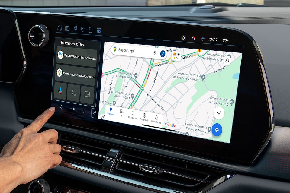 Uso de Google Maps en tu vehículo Chevrolet