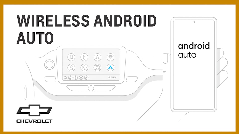 Siempre conectado con Wireless Android Auto en tu Chevrolet eléctrico